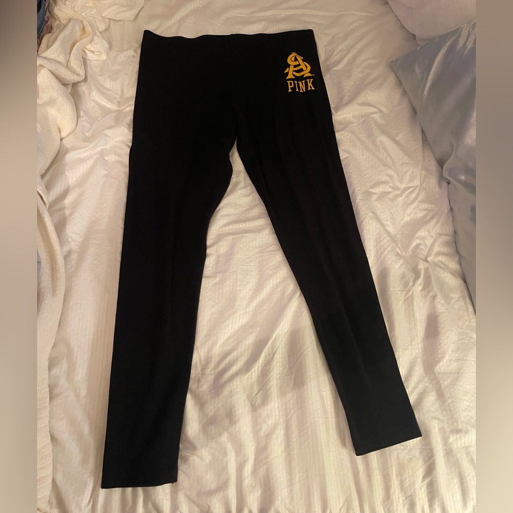 ASU Black Leggings from PINK